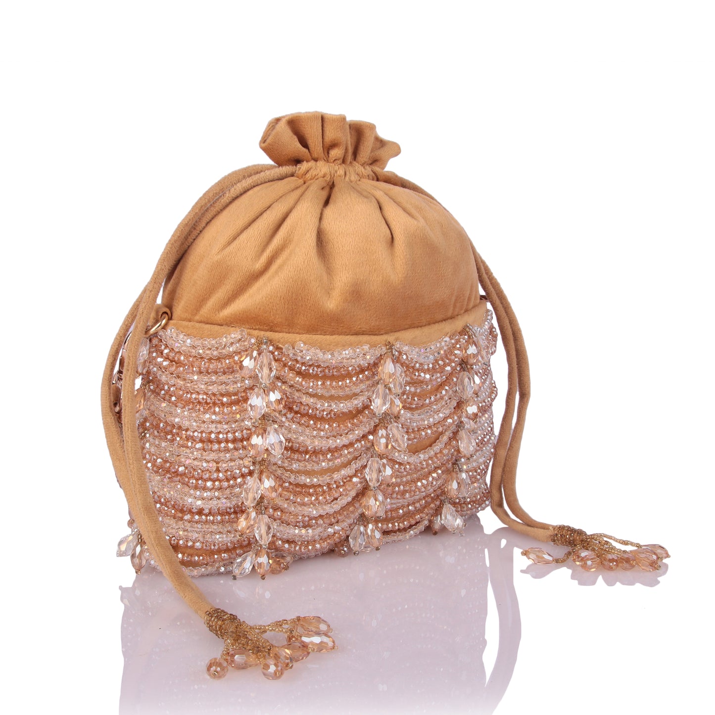 Leesha gold bag
