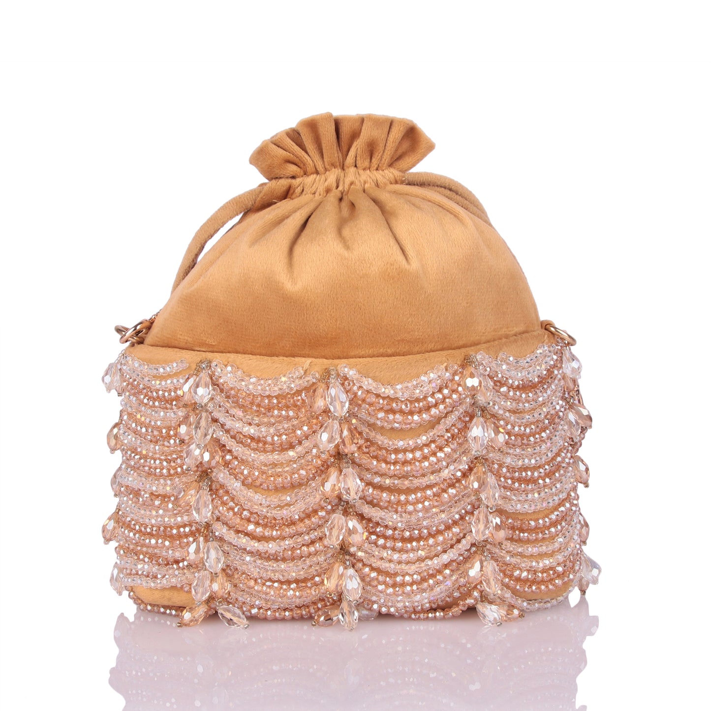 Leesha gold bag