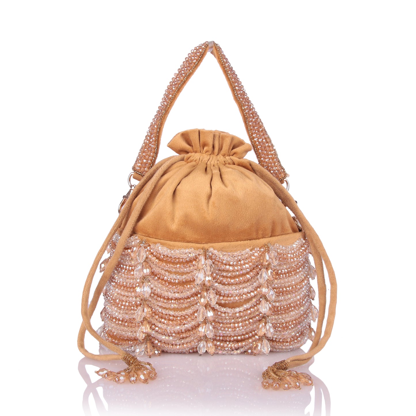 Leesha gold bag