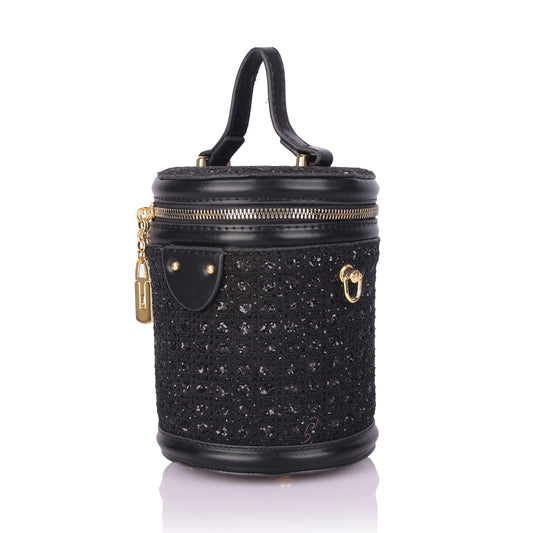 Raven rattan bag