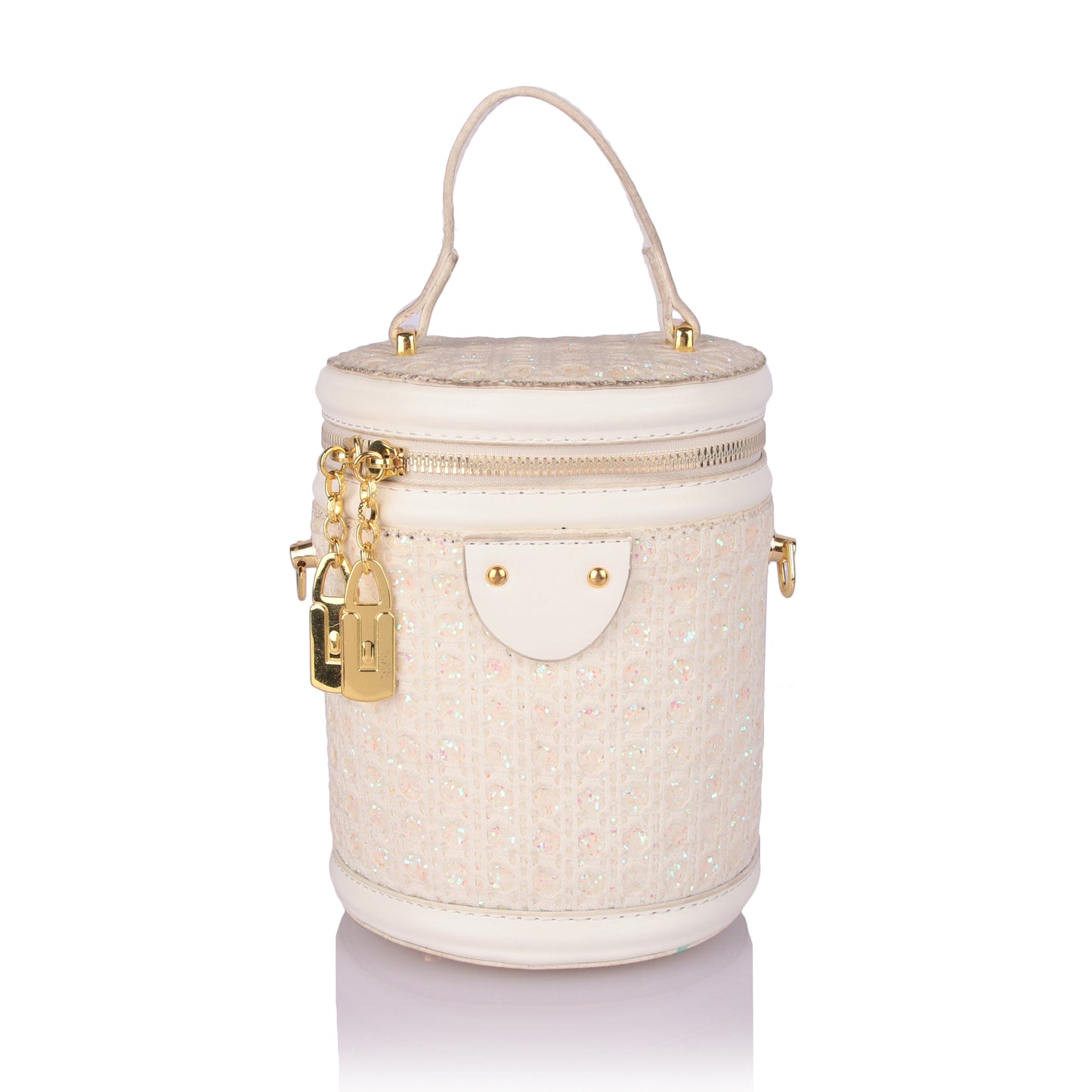 Ebony rattan bag