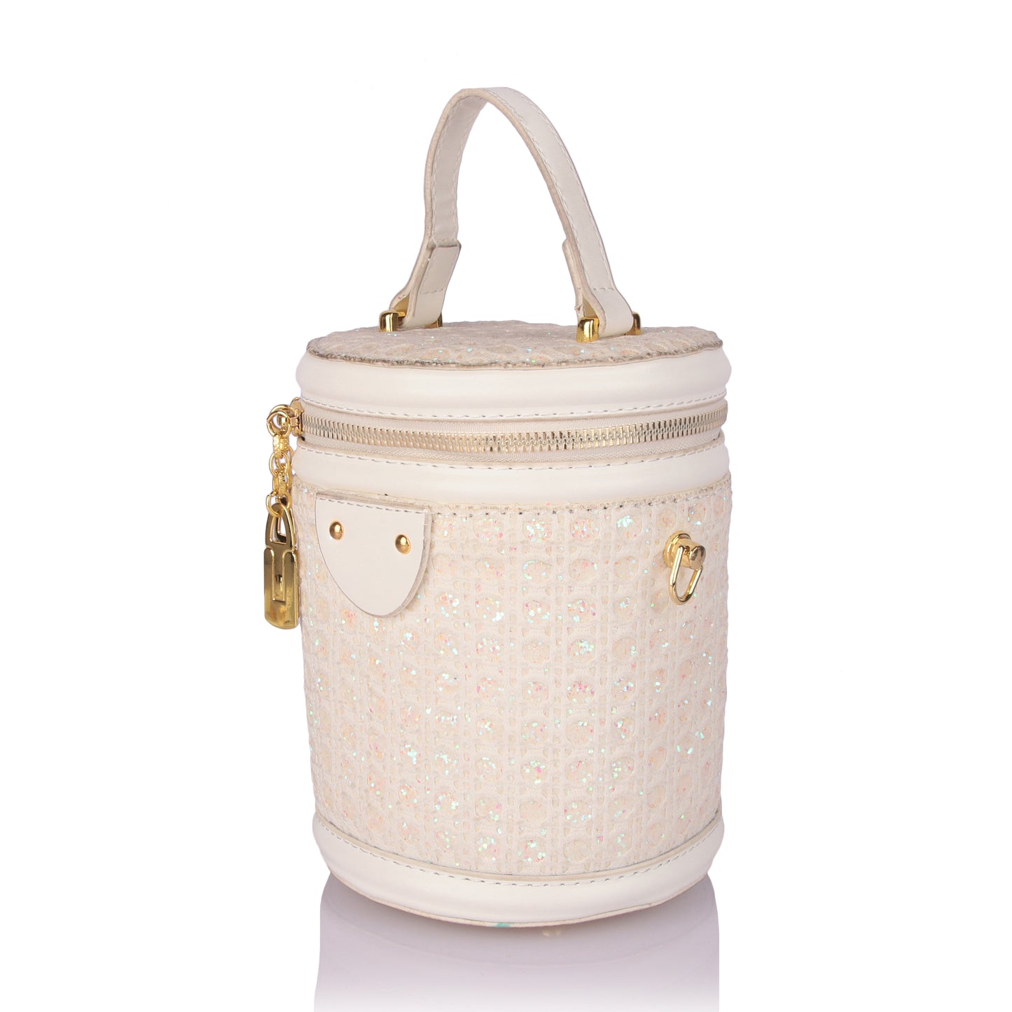 Ebony rattan bag