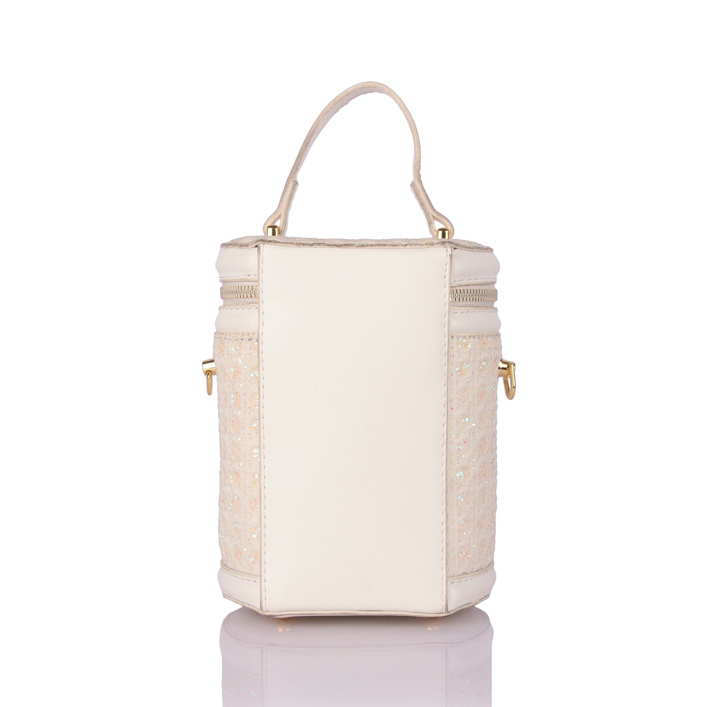 Ebony rattan bag