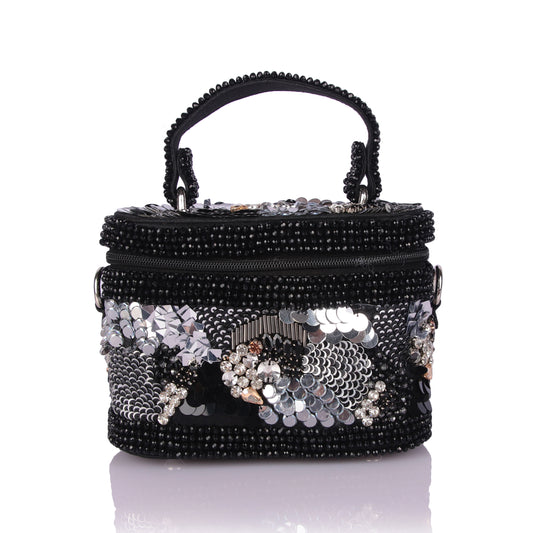Sheeny gloss vanity bag