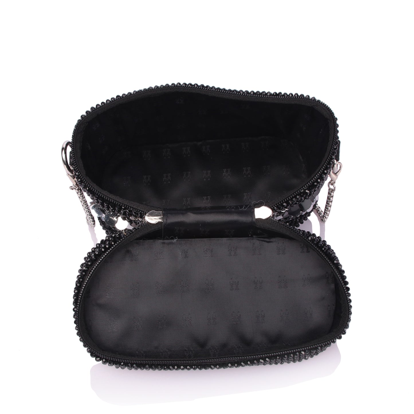 Sheeny gloss vanity bag