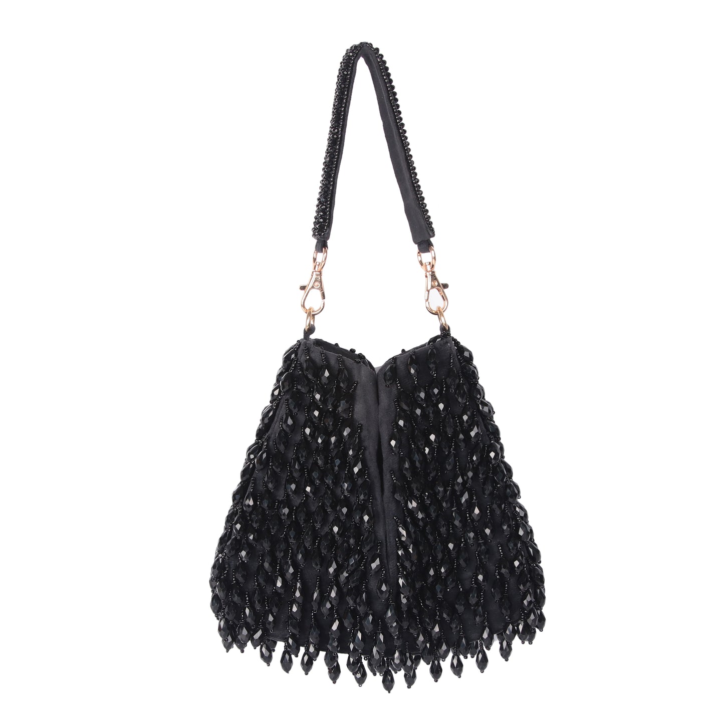 Noire black tassel bag