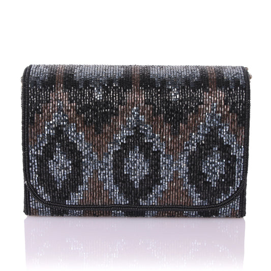 Aztec shaded clutch