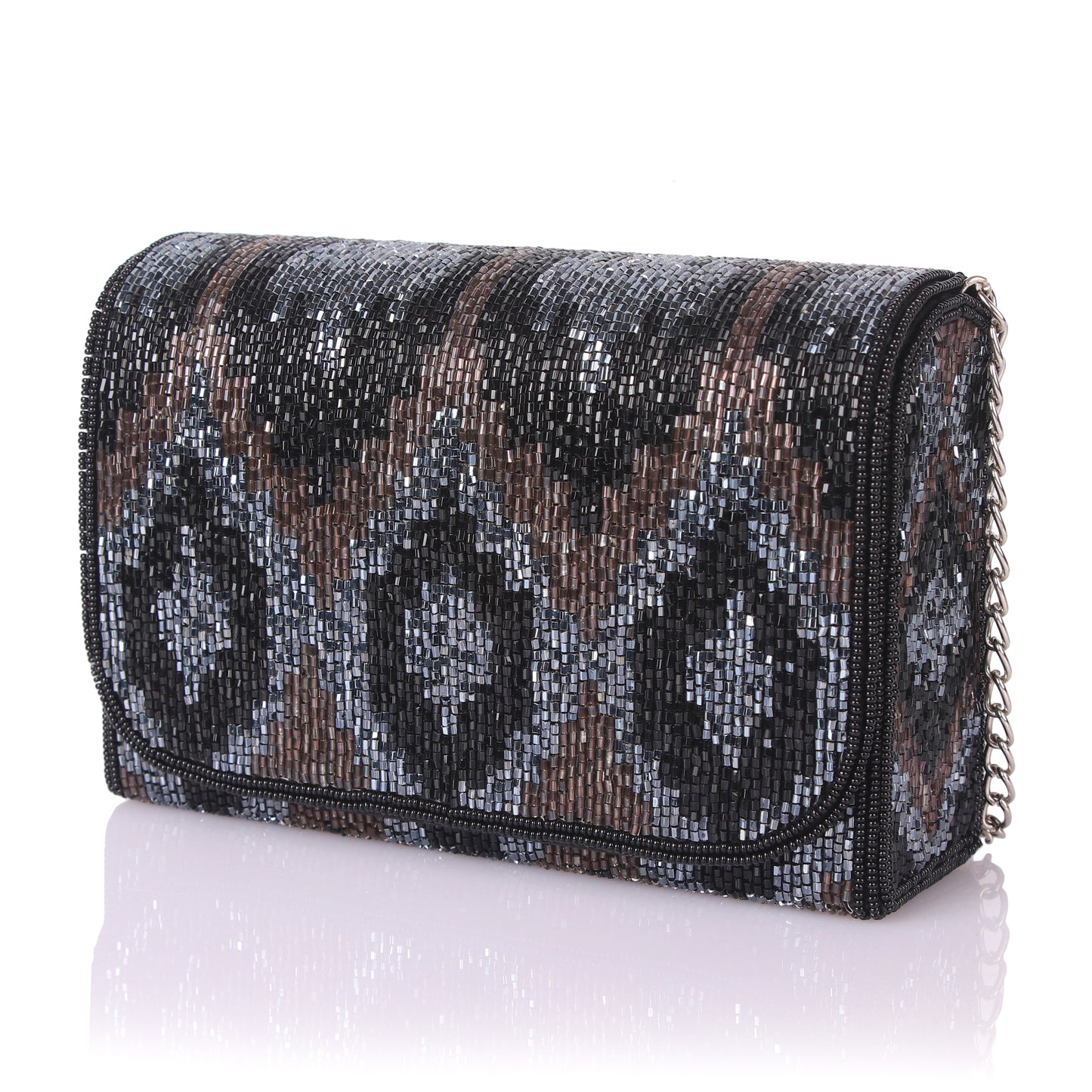 Aztec shaded clutch