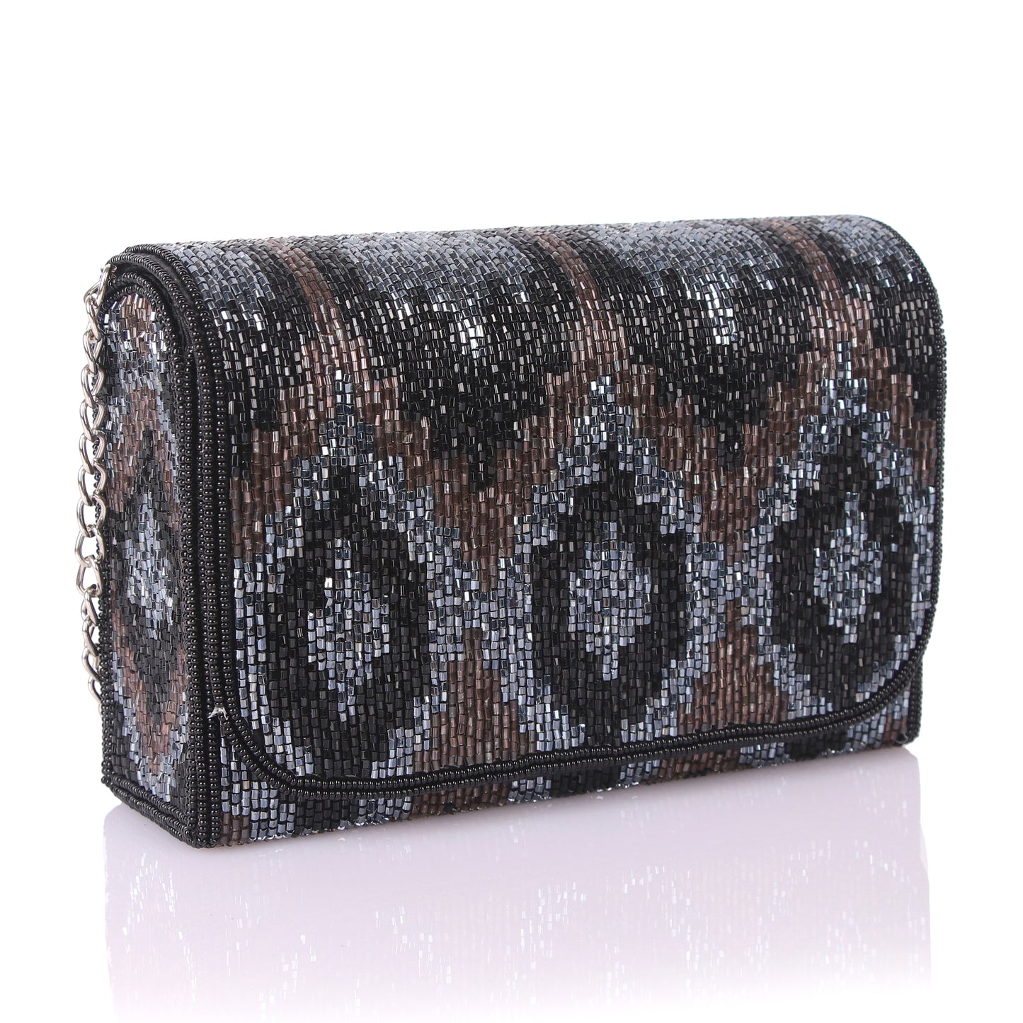 Aztec shaded clutch