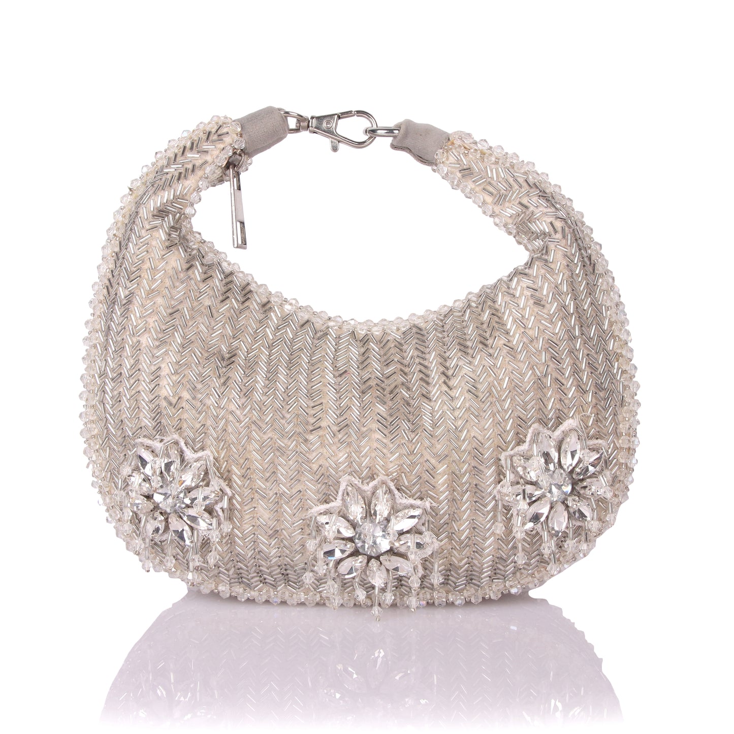 Jazzy silver bag