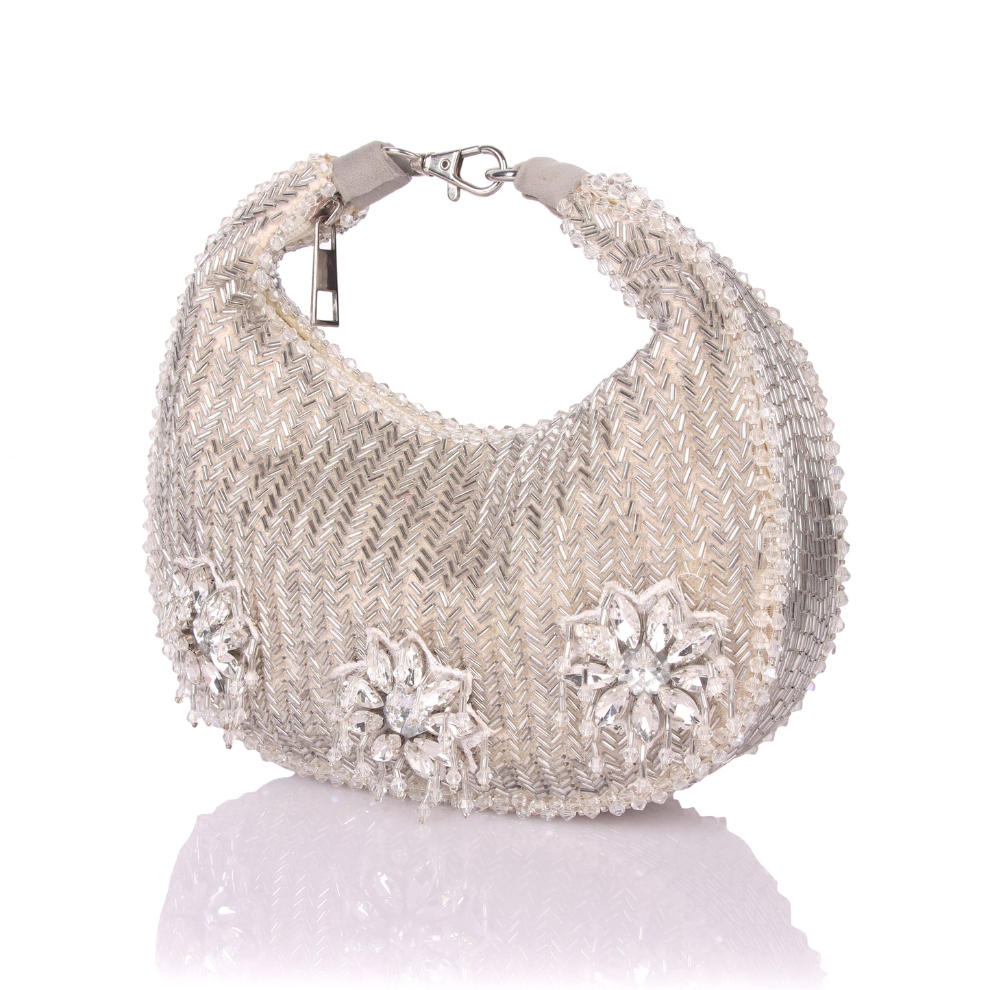 Jazzy silver bag