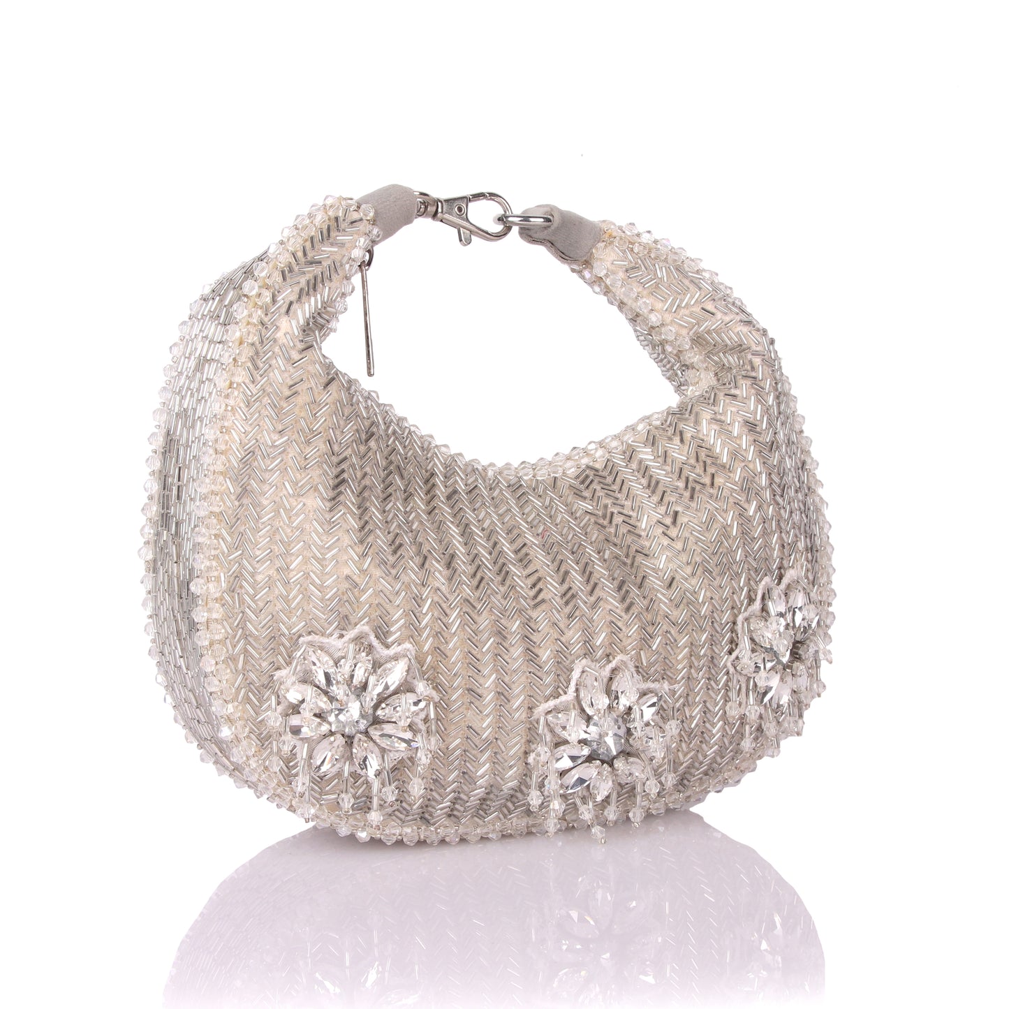 Jazzy silver bag