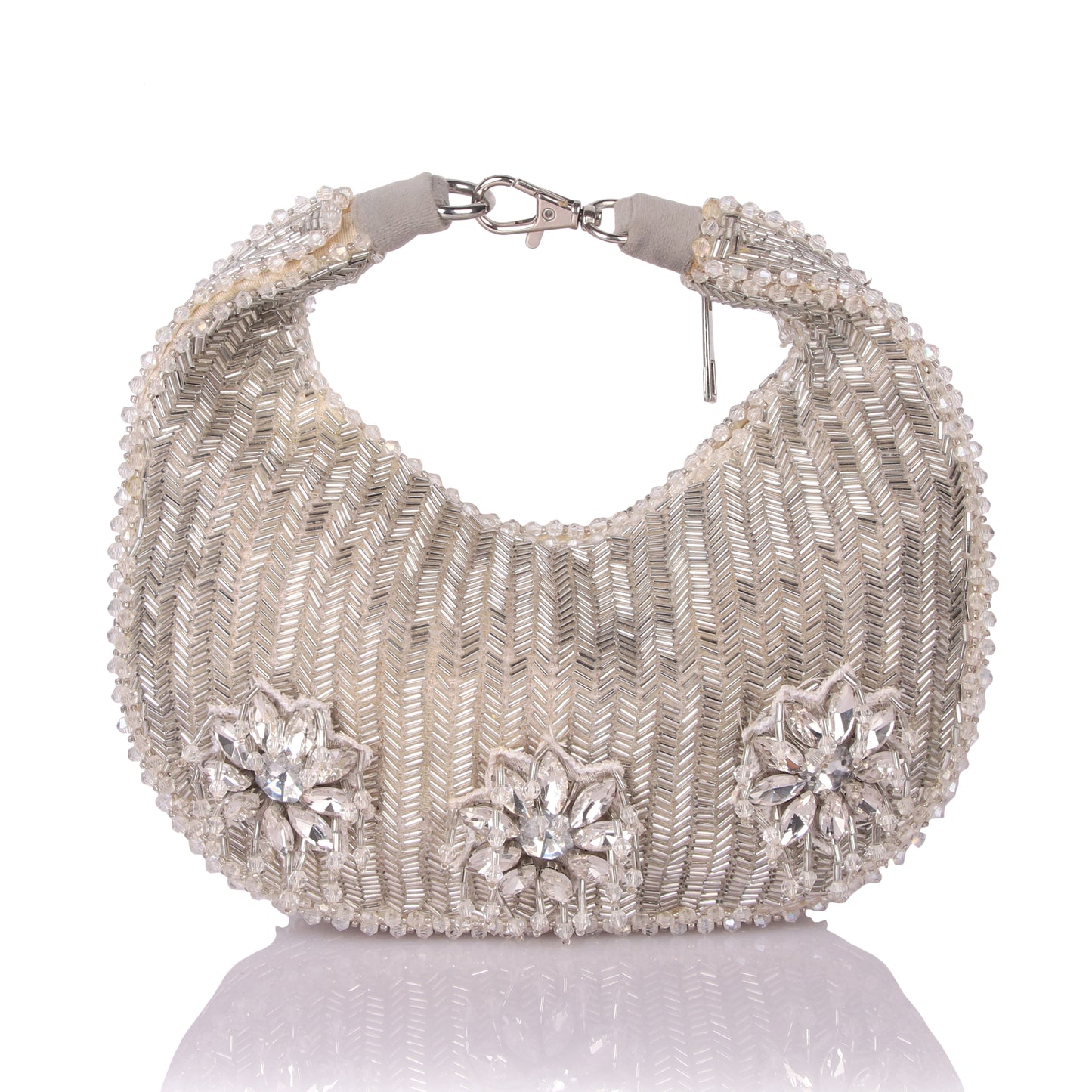 Jazzy silver bag