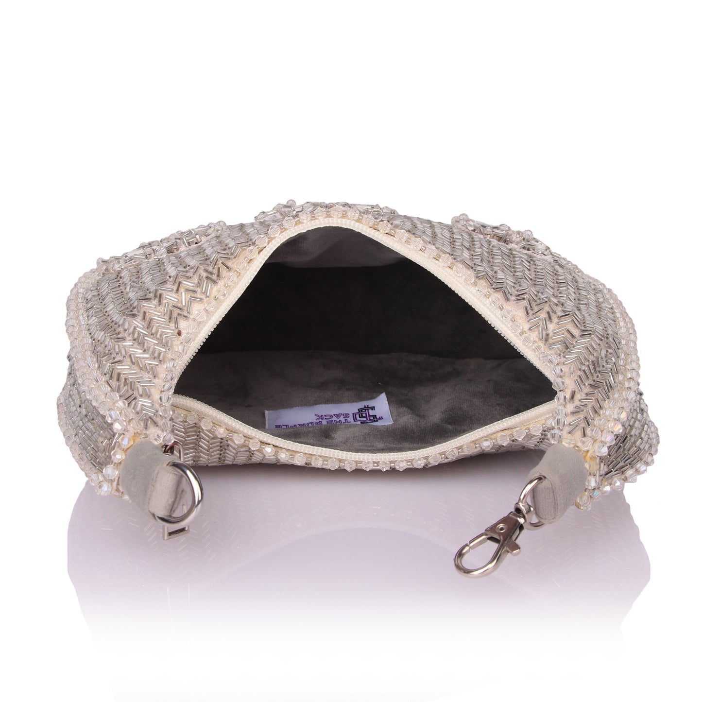 Jazzy silver bag