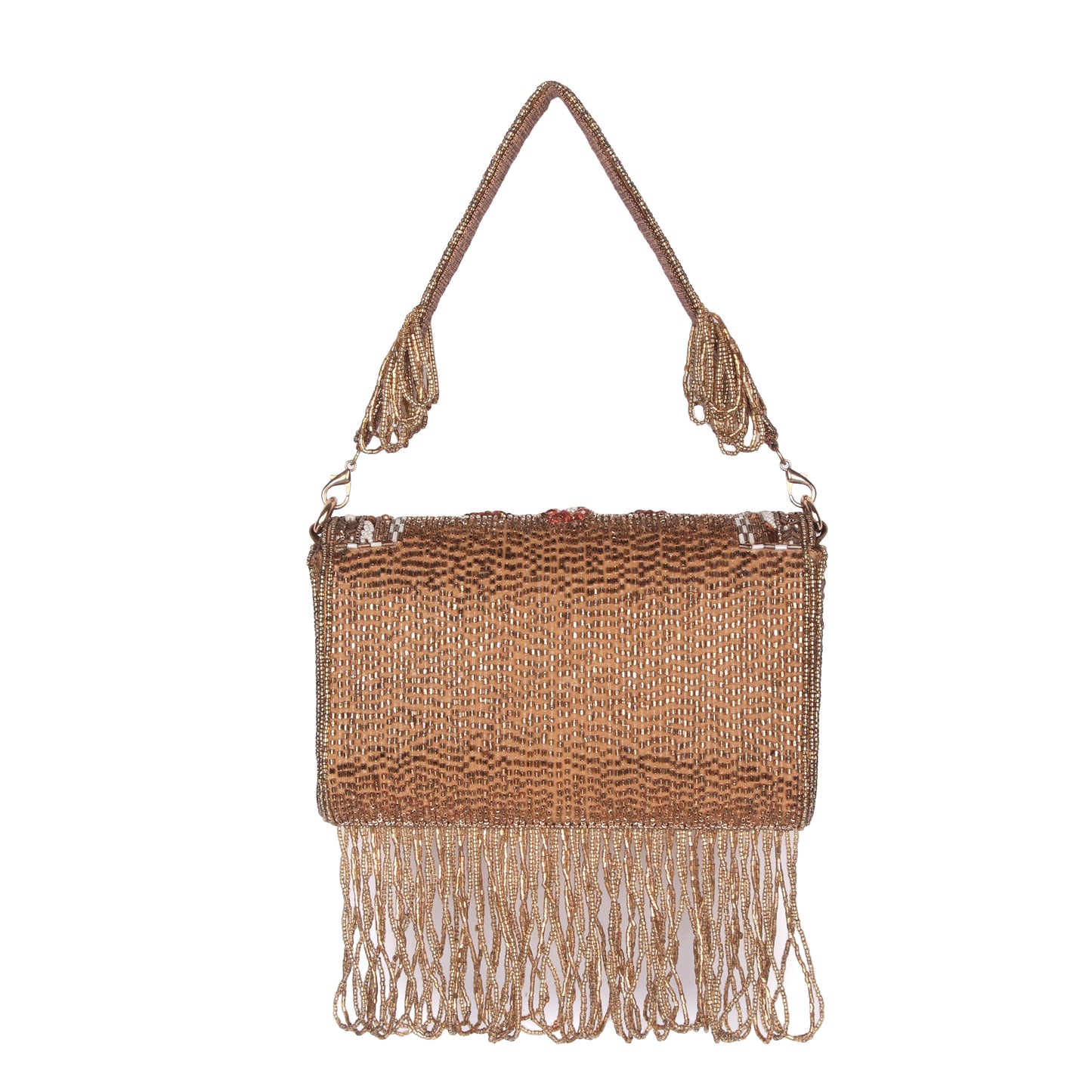 Imperial antique gold clutch