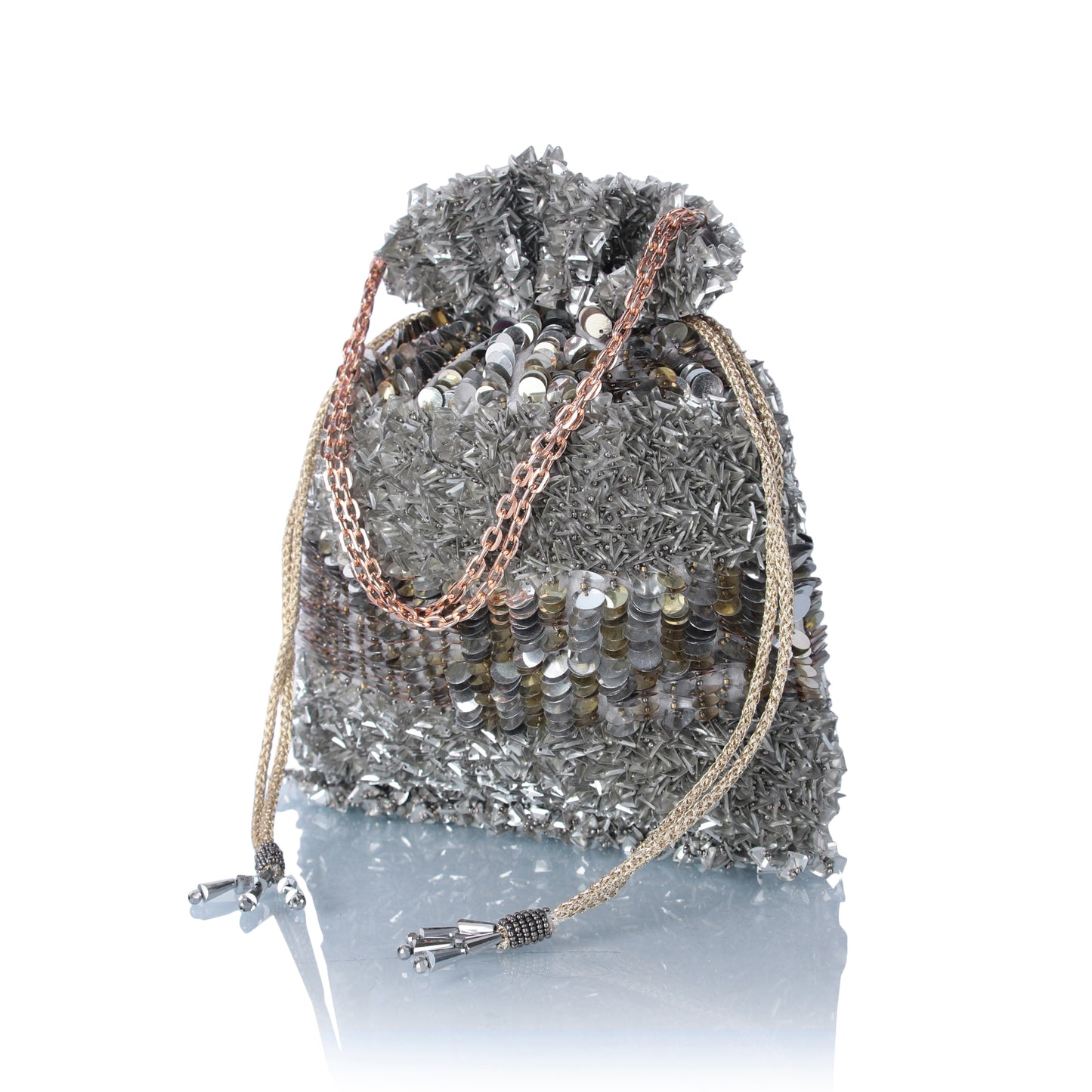 Zim Zam sequin potli bag