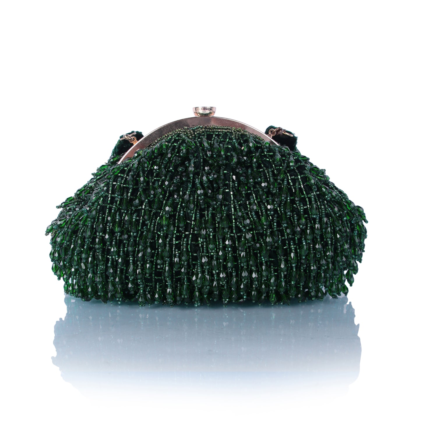 Green Tassle Batua bag