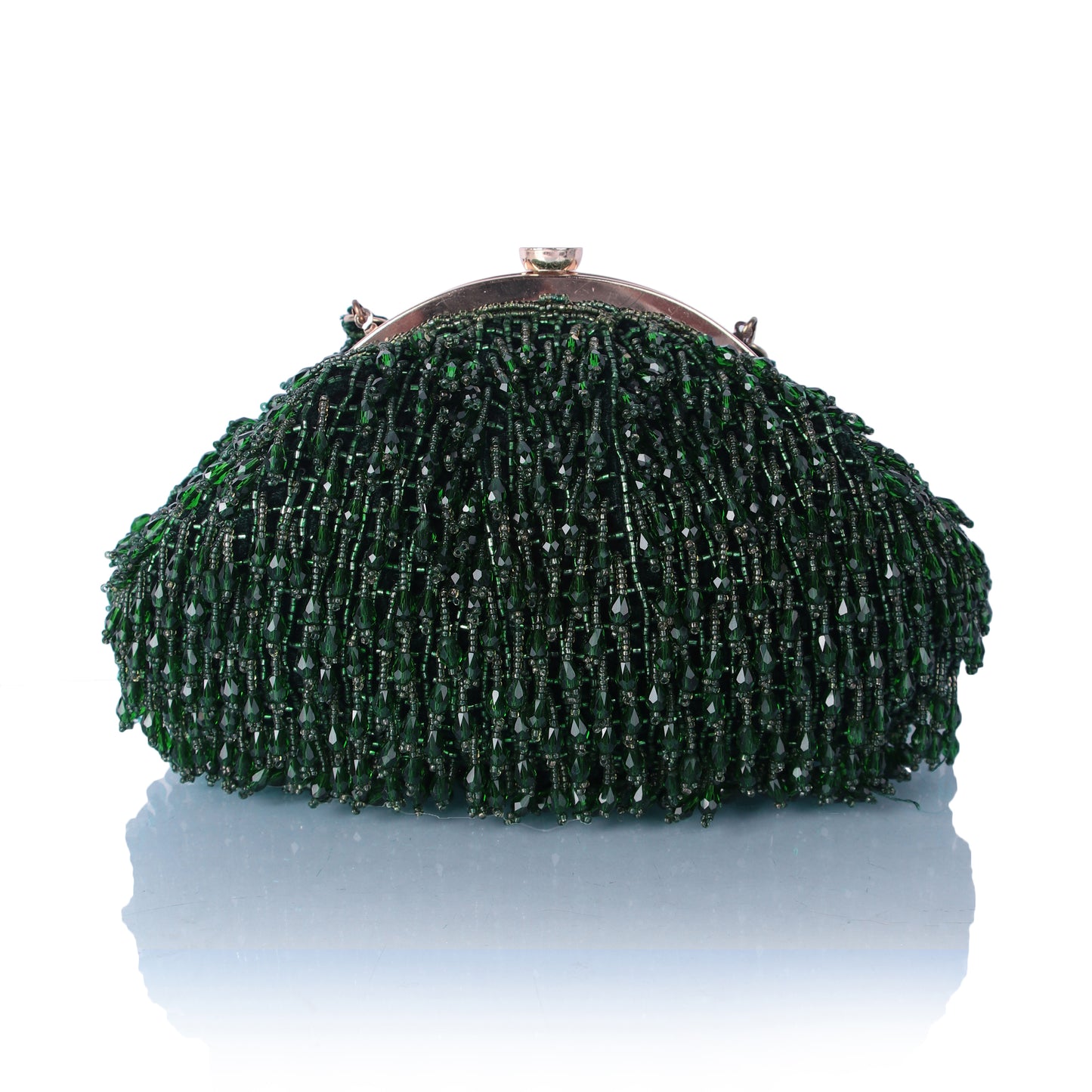 Green Tassle Batua bag