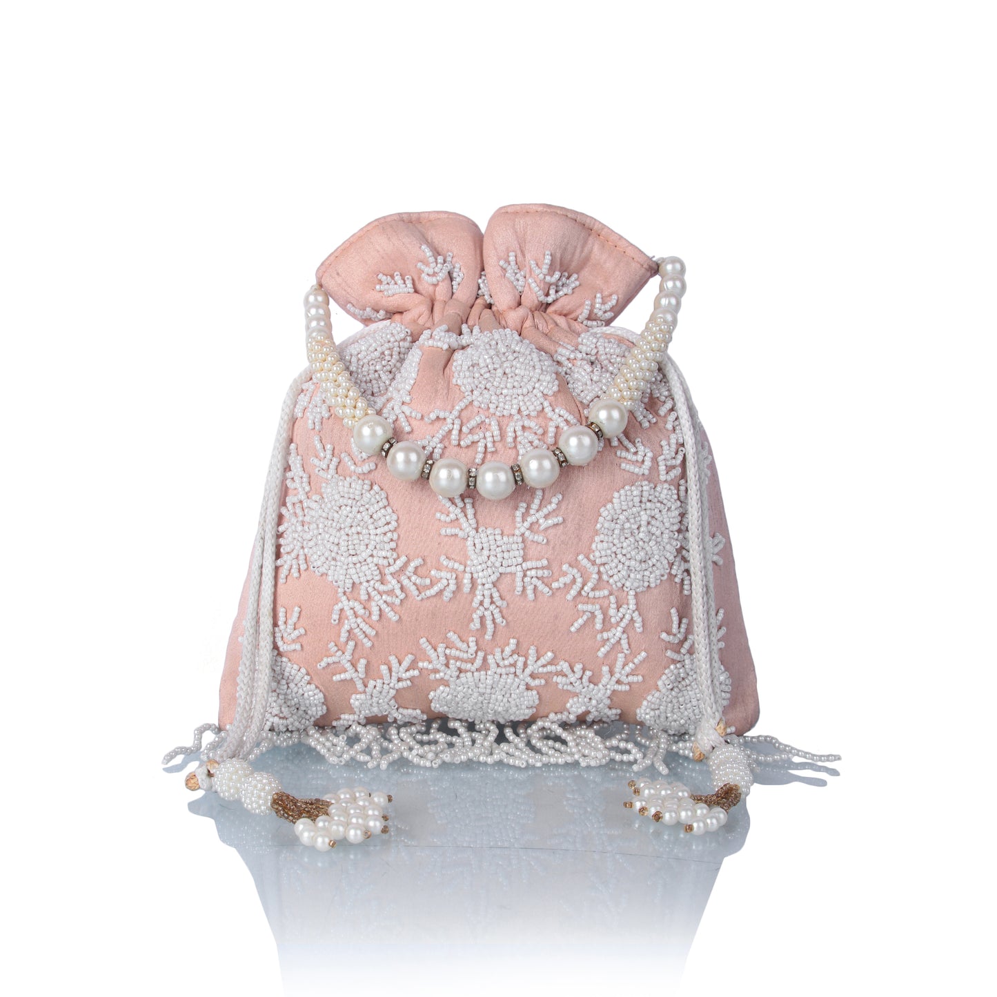 Pearl peech potli bag