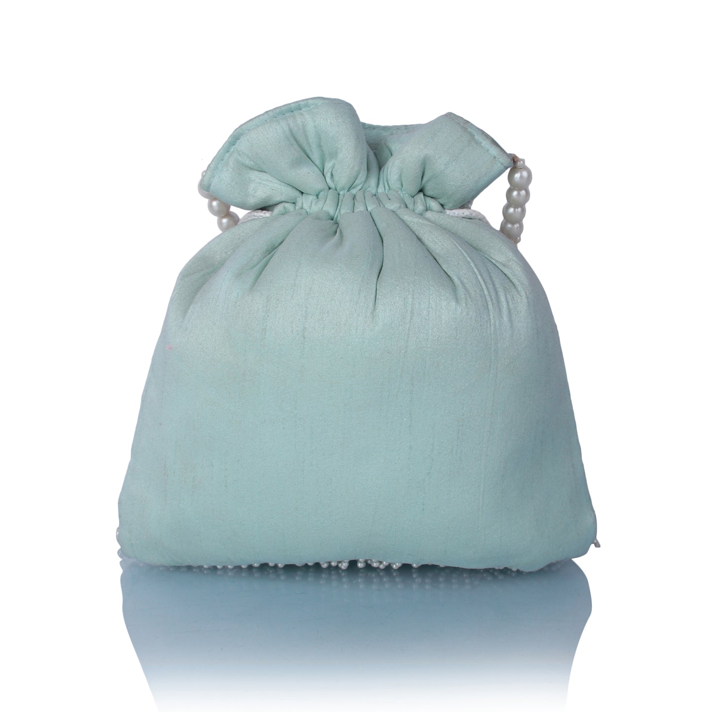 Mint green potli bag