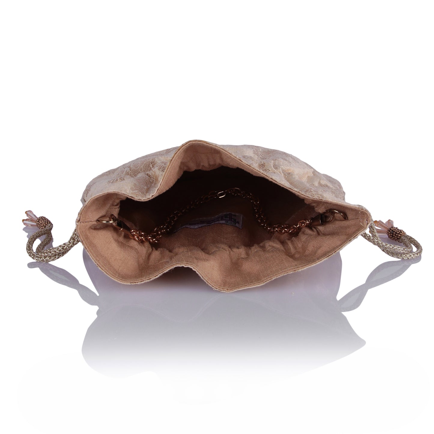 Mahnoor subtle gold potli