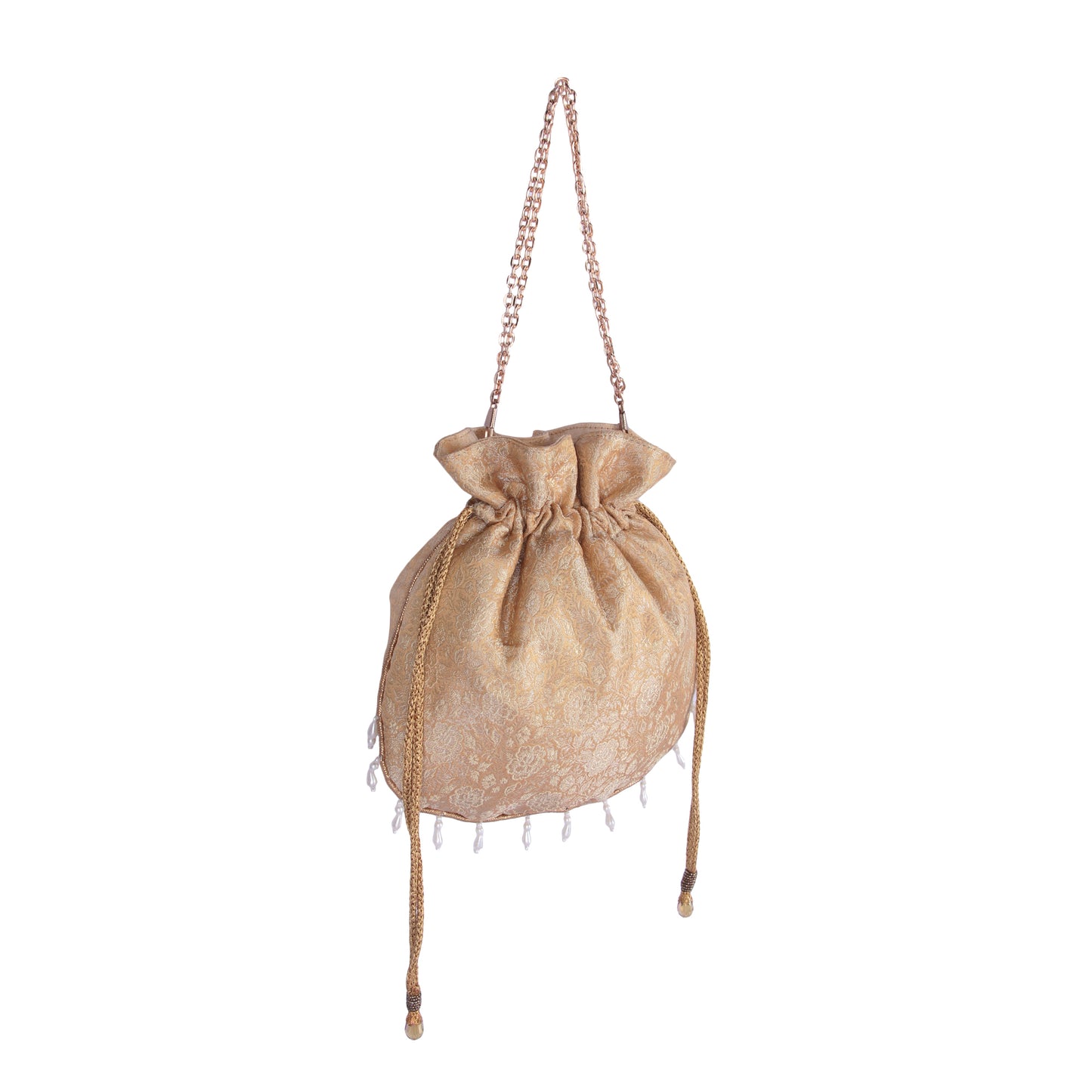 Pure gold brocade potli bag