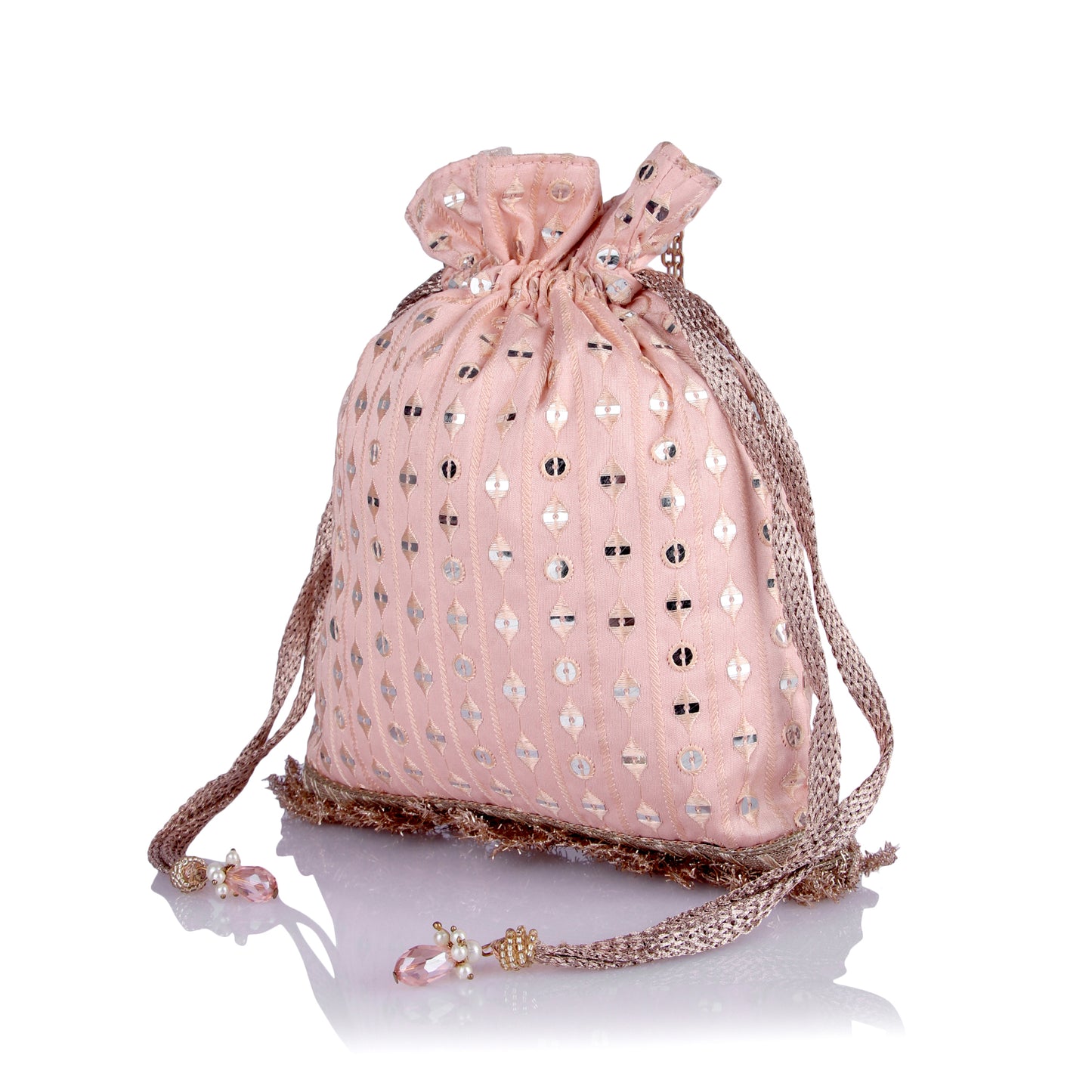 Mirrorwork peech potli bag