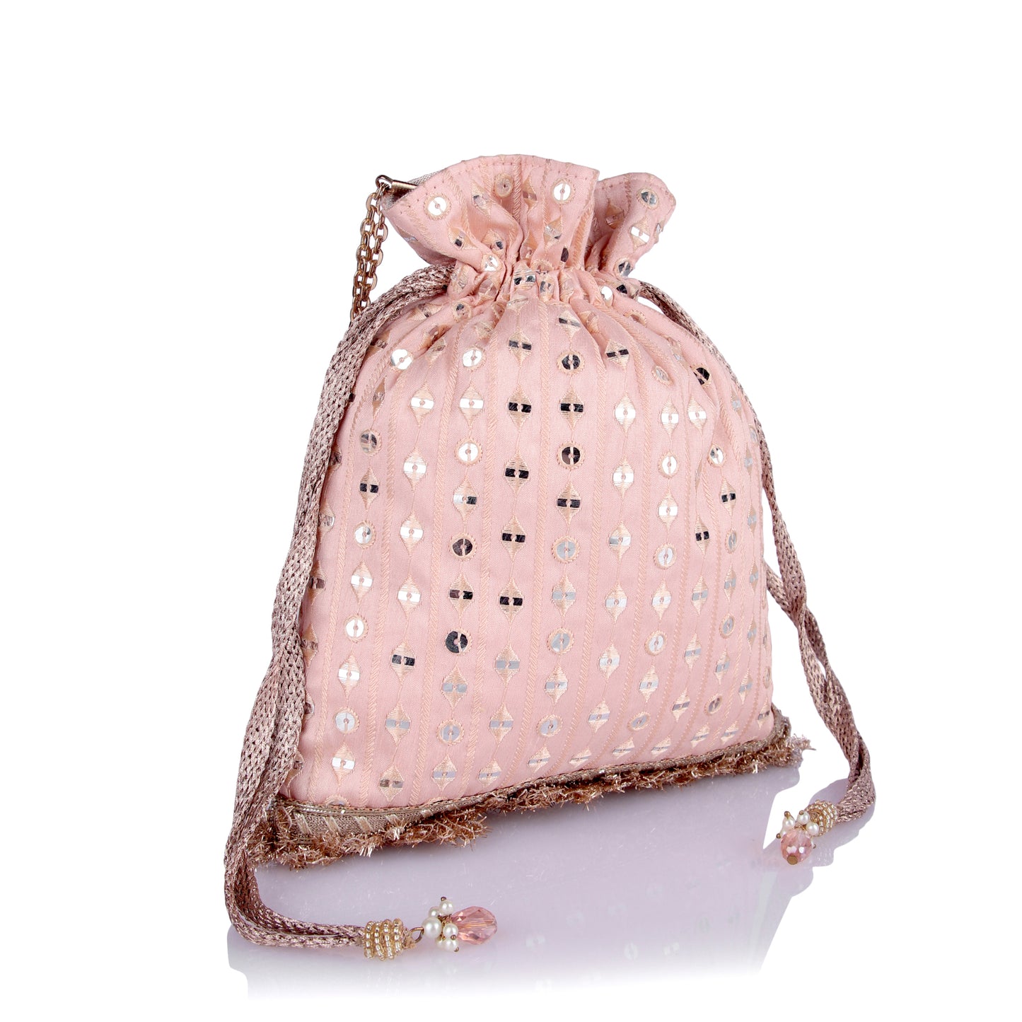 Mirrorwork peech potli bag