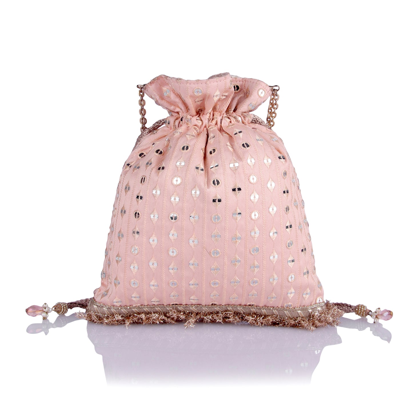 Mirrorwork peech potli bag