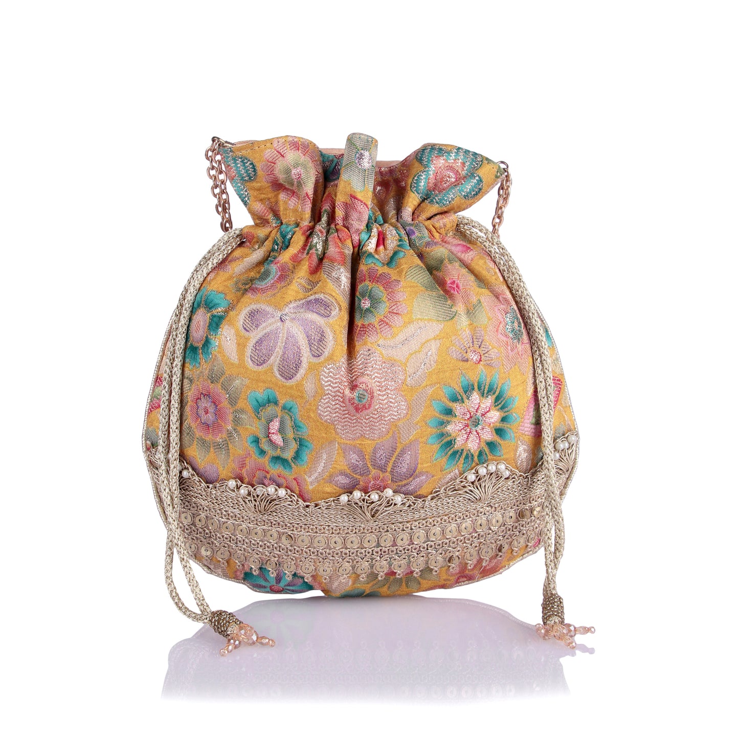 Sohney brocade potli bag
