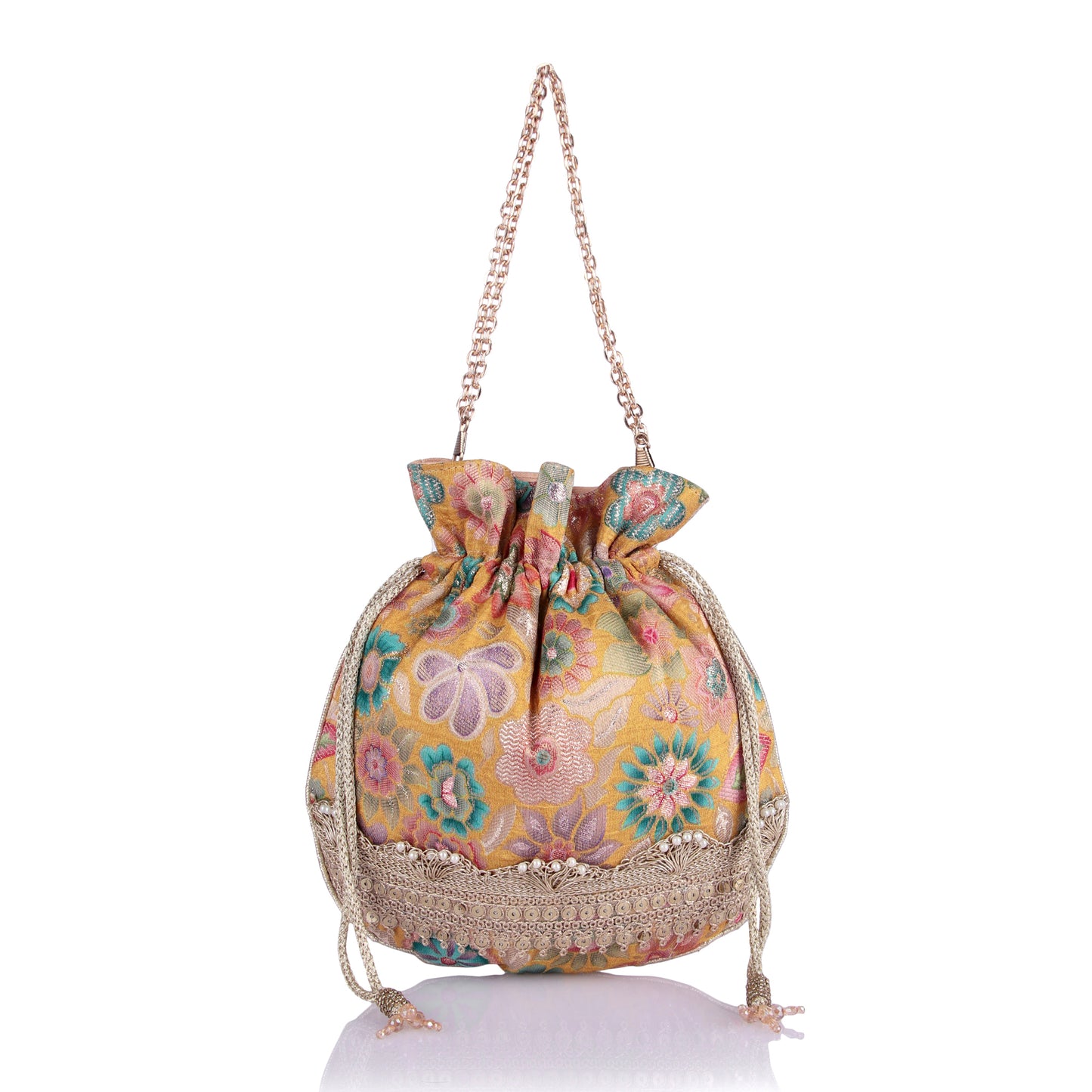 Sohney brocade potli bag