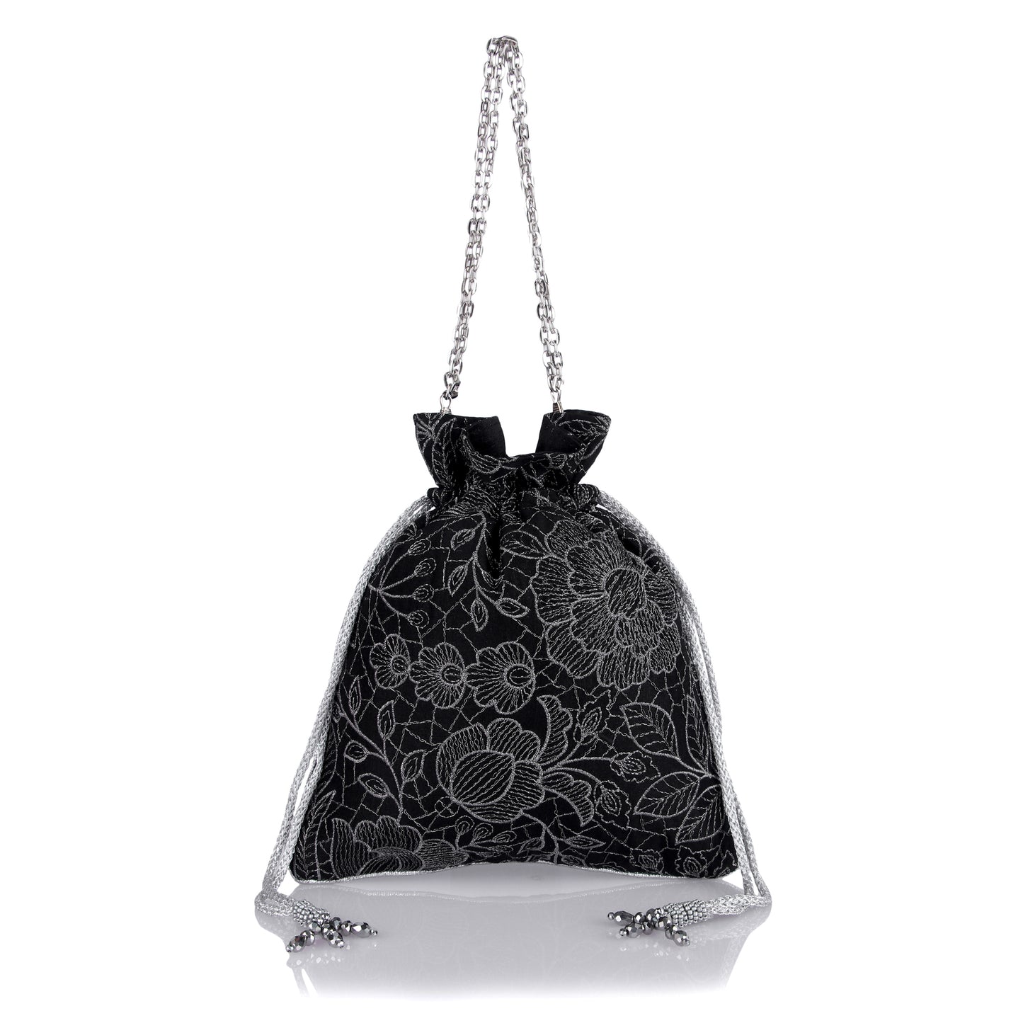 Silver lining potli bag