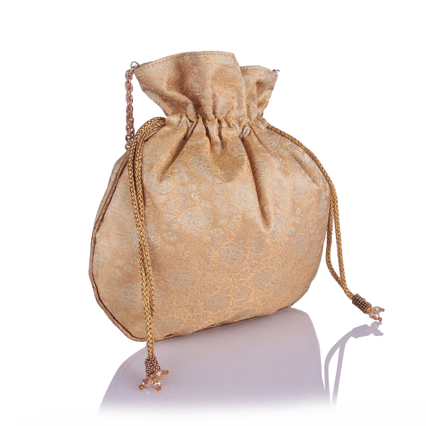 All gold potli bag