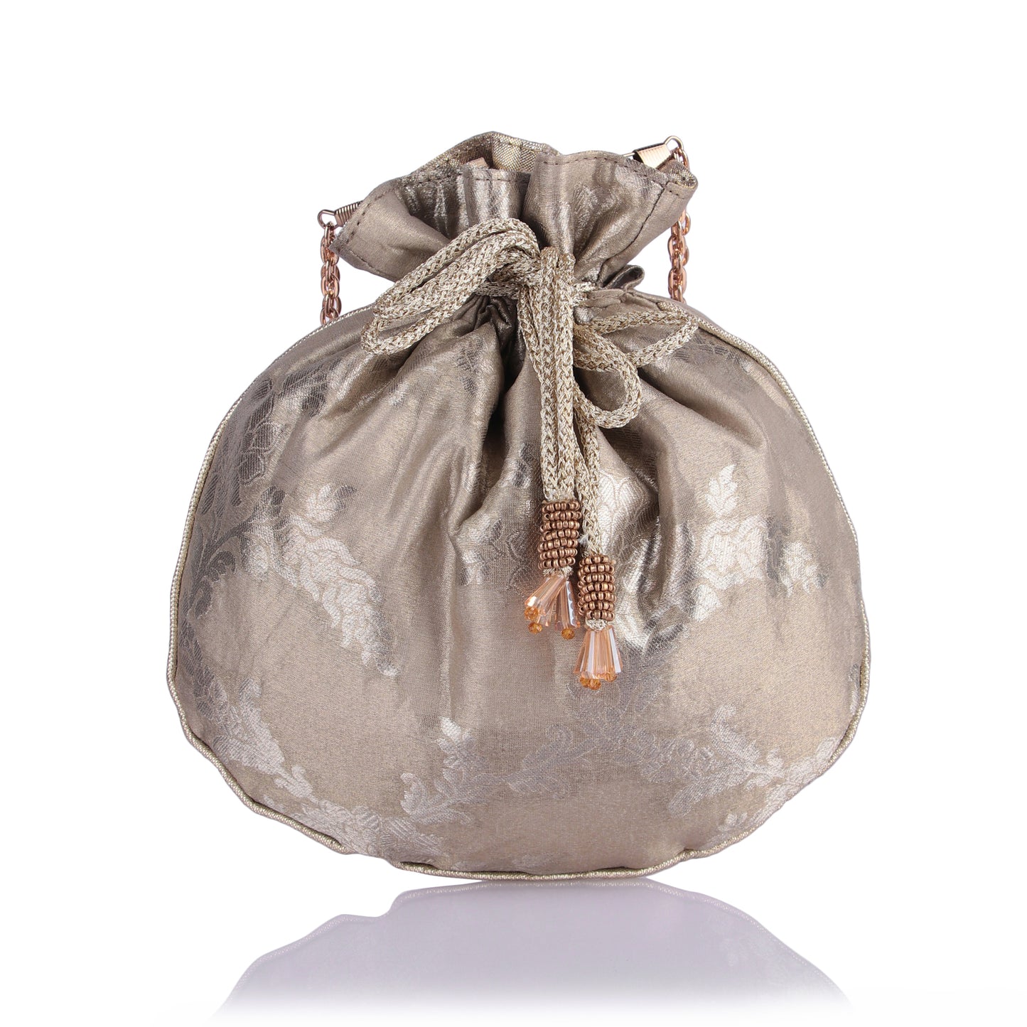 Vintage sheen potli bag