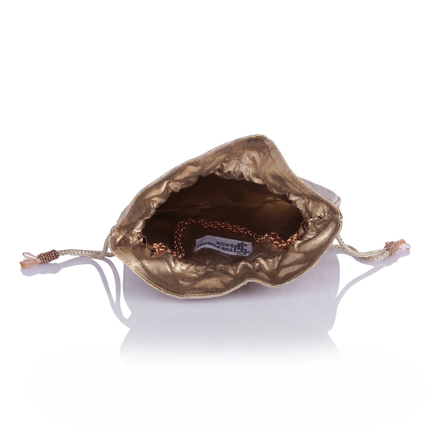 Vintage sheen potli bag