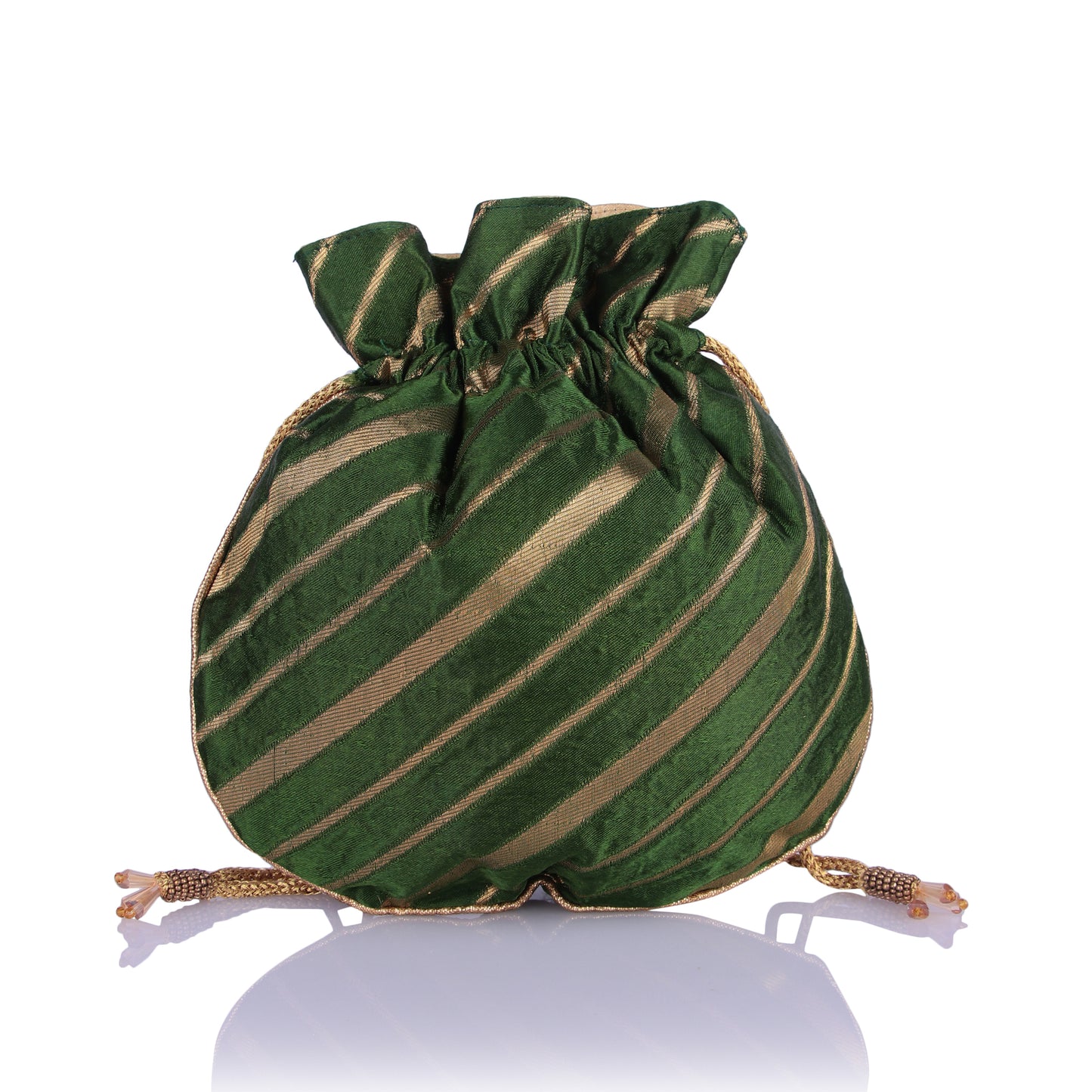 Safeena green potli bag