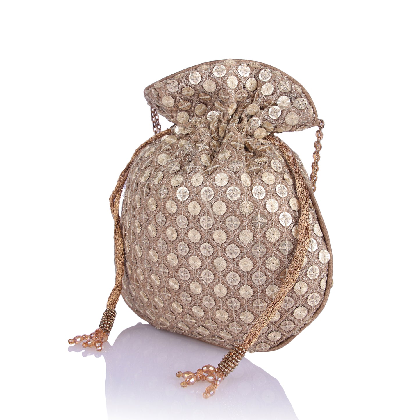 Sequin Saira potli bag