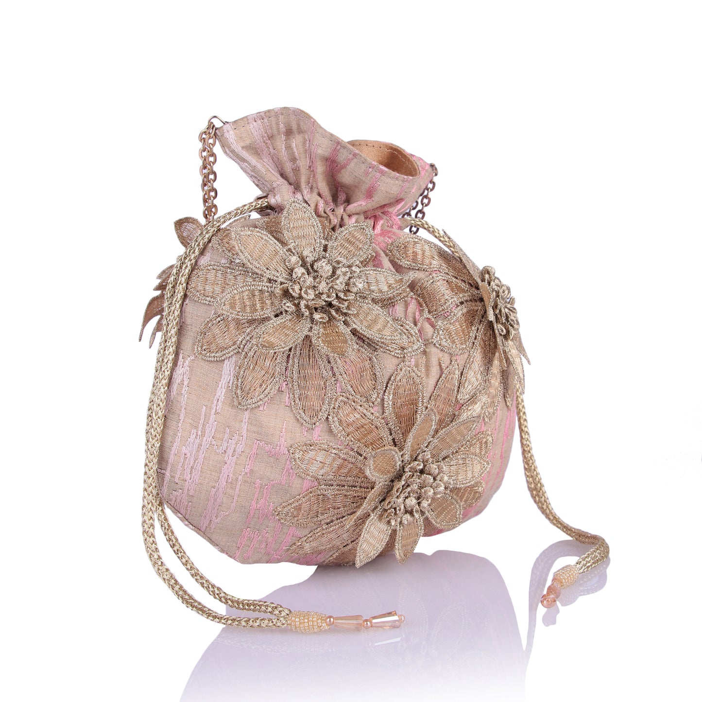 Alizeah floral potli bag