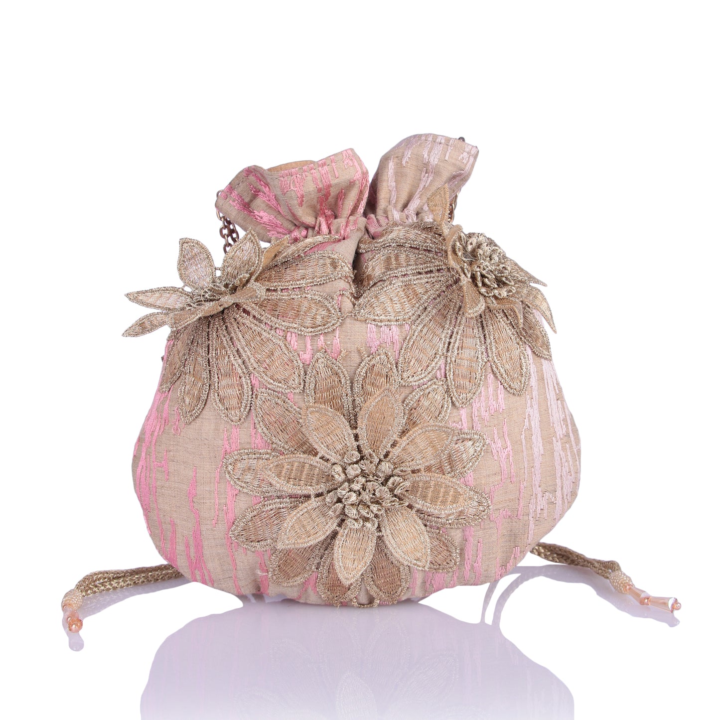 Alizeah floral potli bag