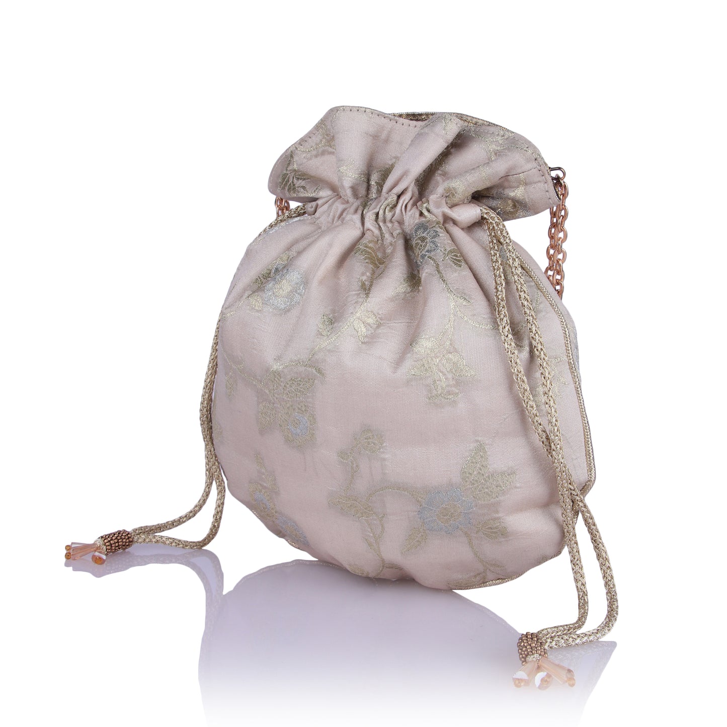 Farzana brocade potli bag