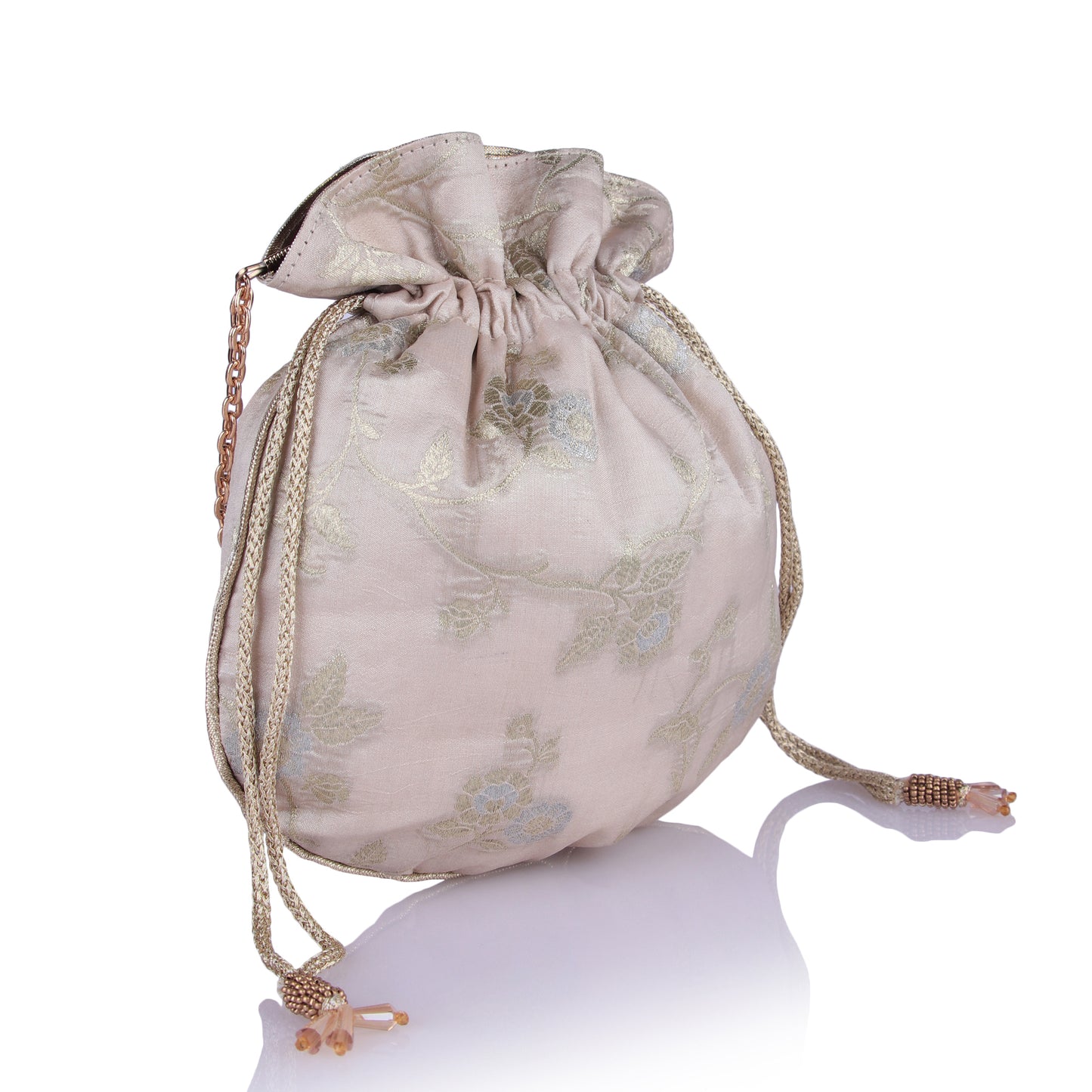 Farzana brocade potli bag