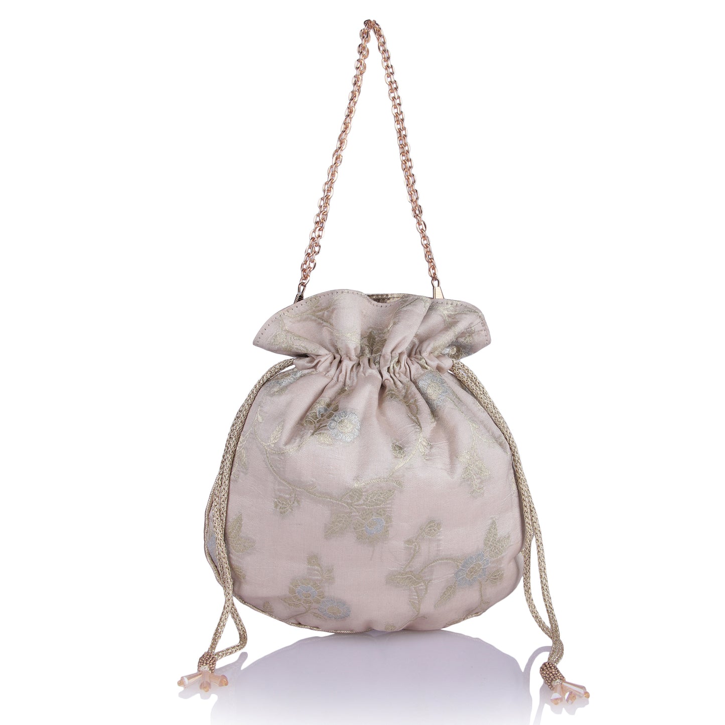 Farzana brocade potli bag