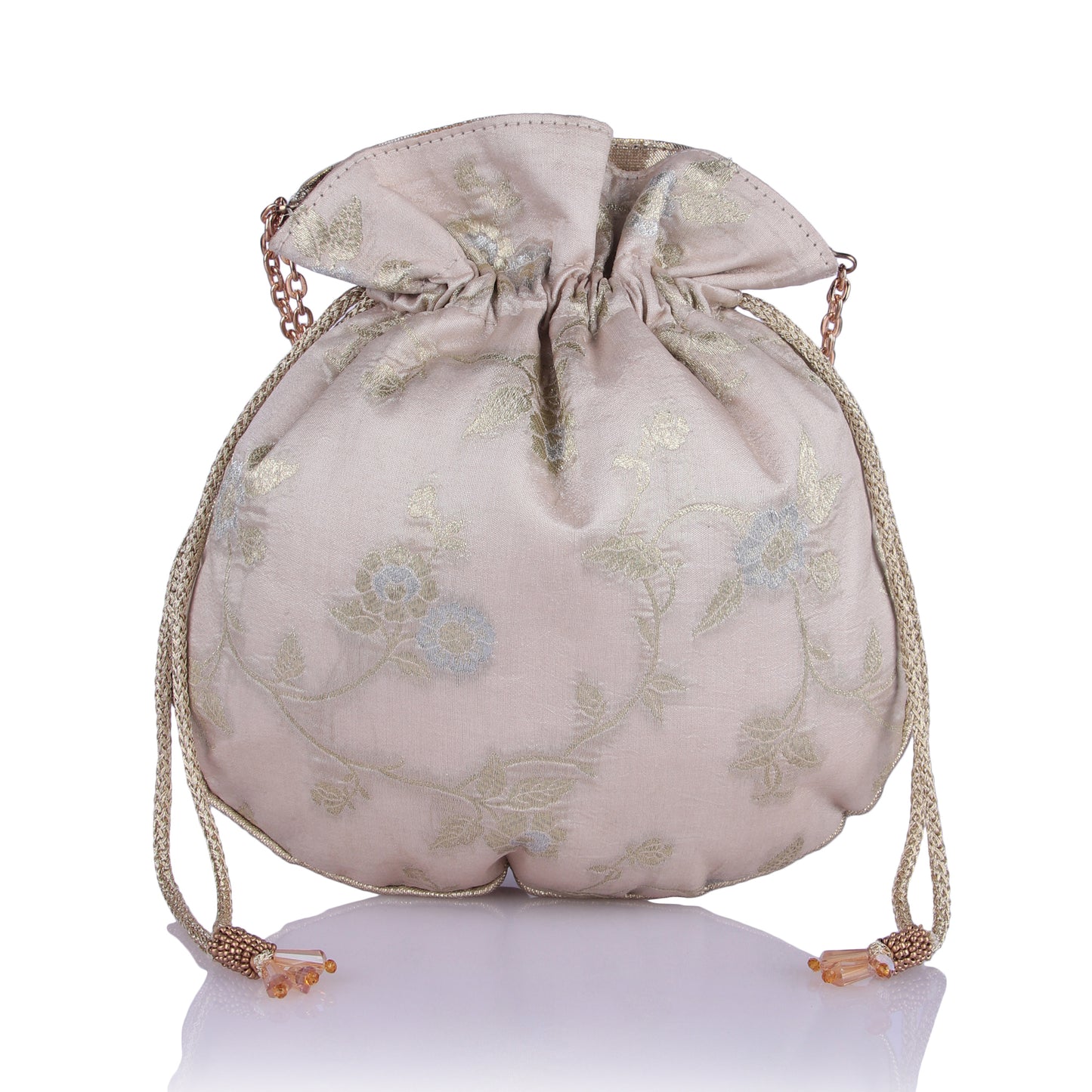 Farzana brocade potli bag