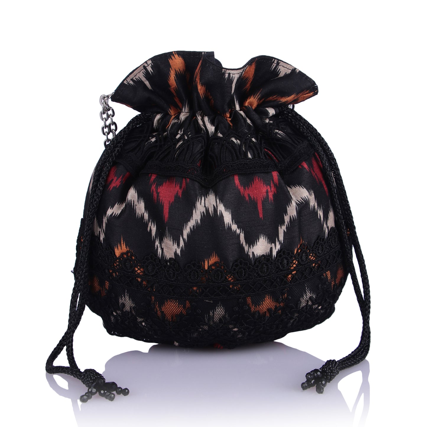 Elahi ikat potli bag