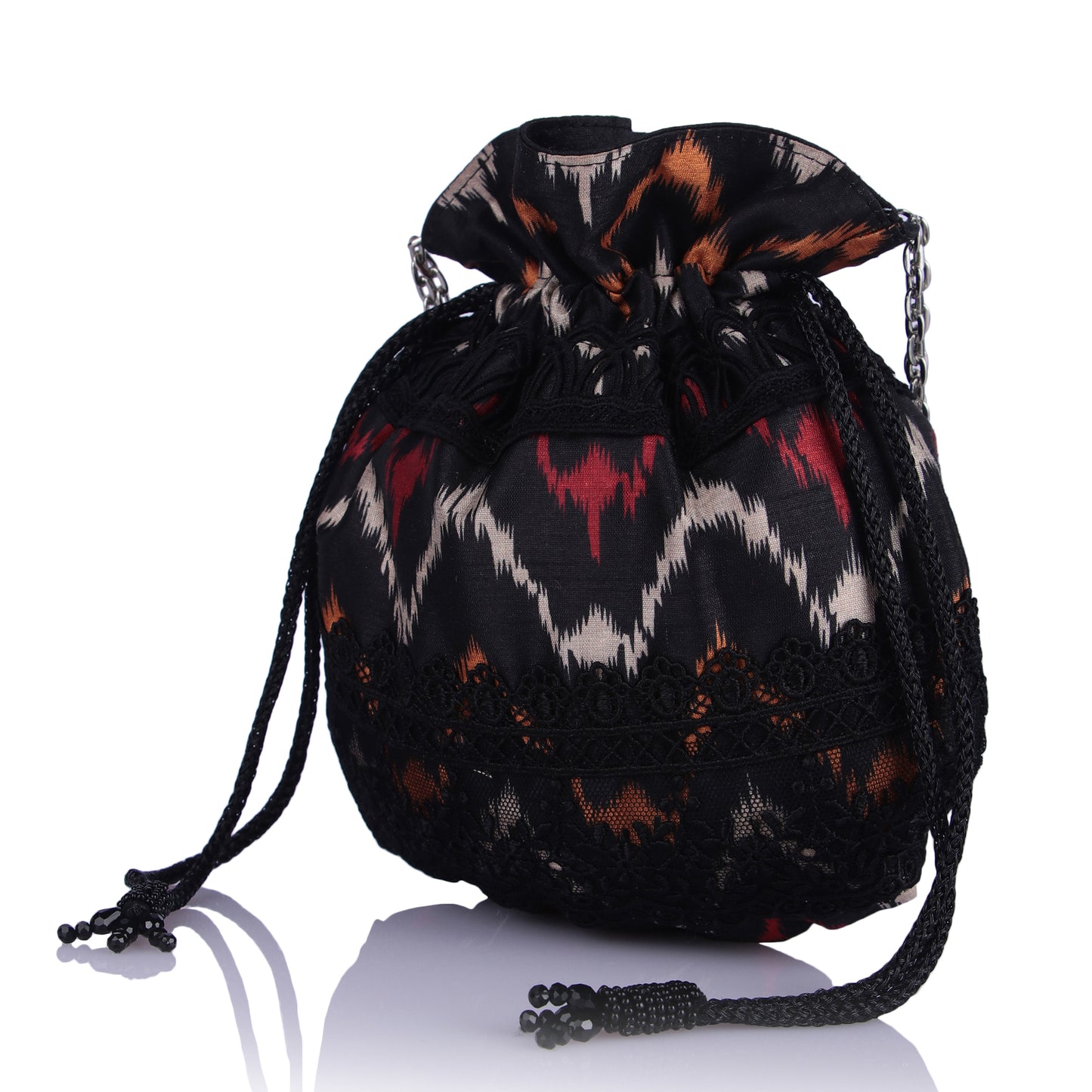 Elahi ikat potli bag