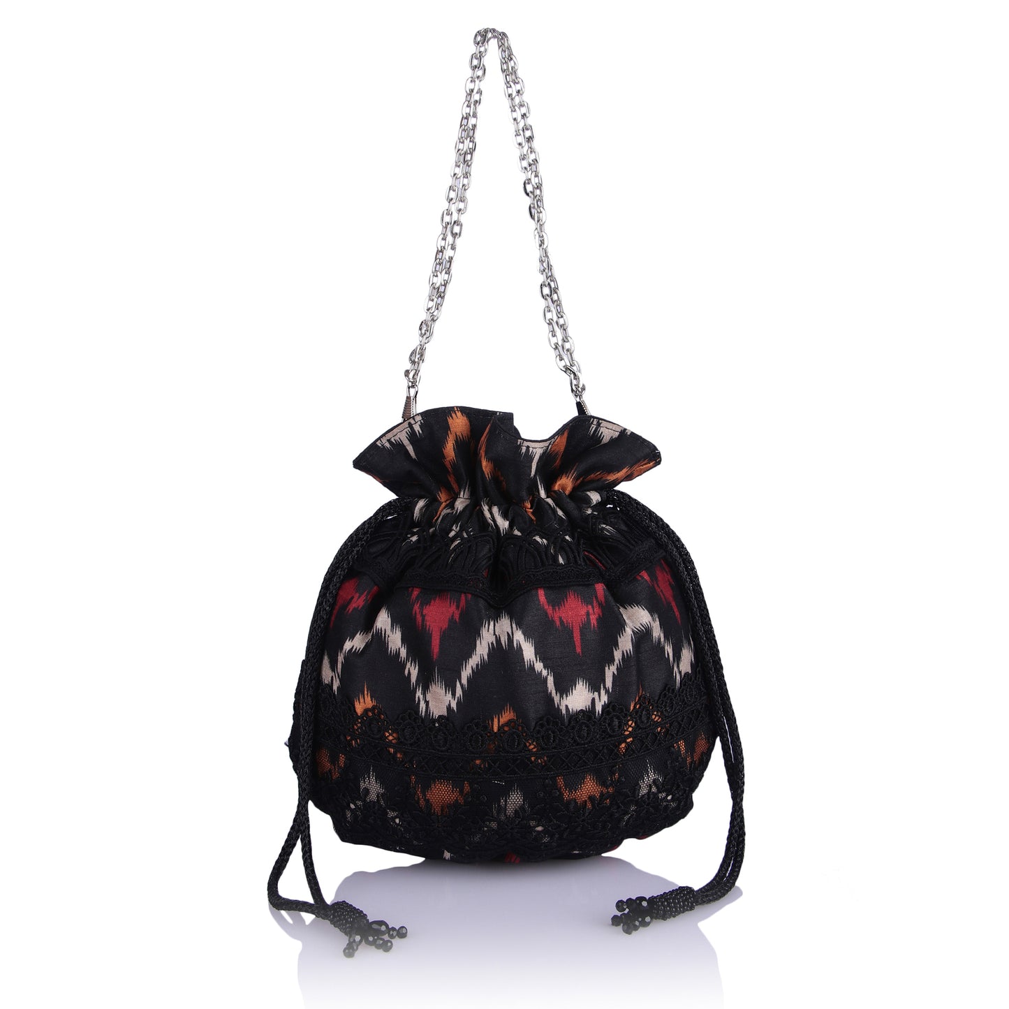 Elahi ikat potli bag