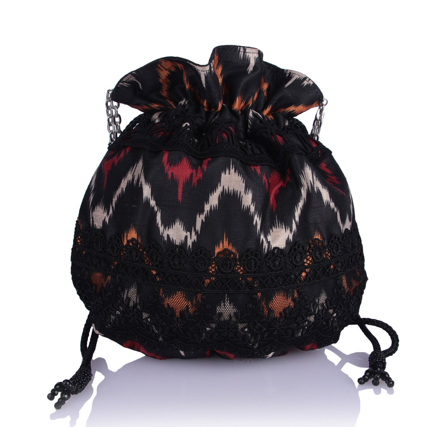 Elahi ikat potli bag