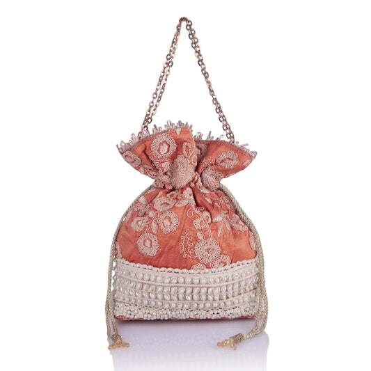 Sairah embroidered potli bag