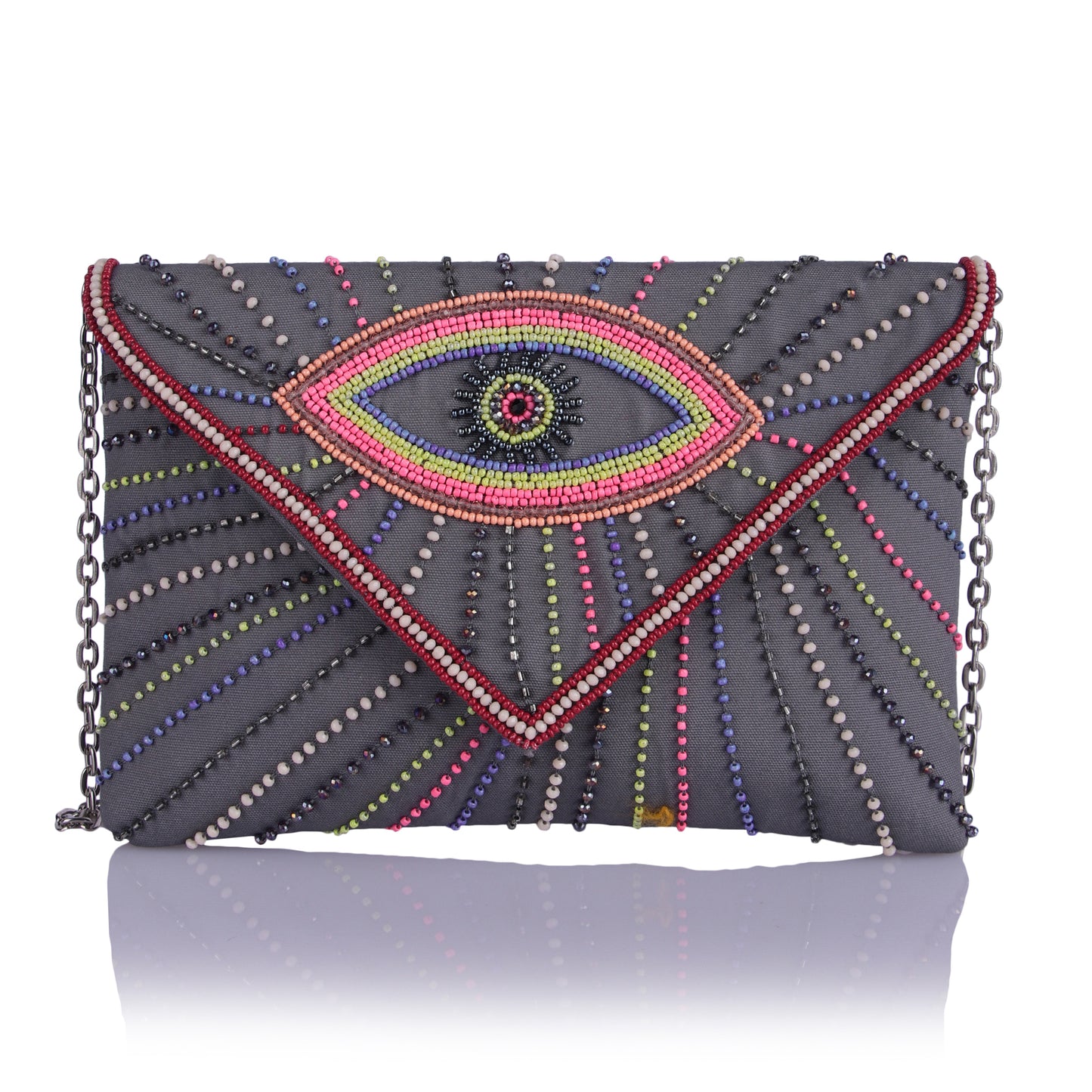 Beady Eye envelope clutch