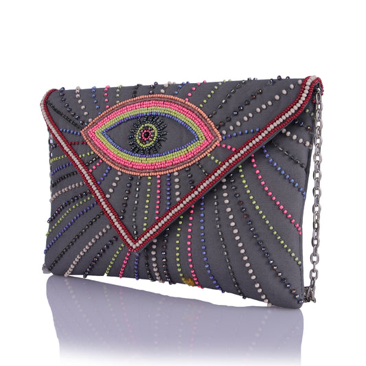 Beady Eye envelope clutch